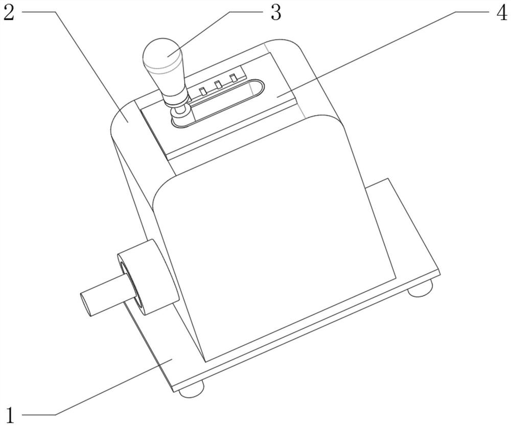 An injection molded part for an automobile shift line connection assembly with an anti-falling structure