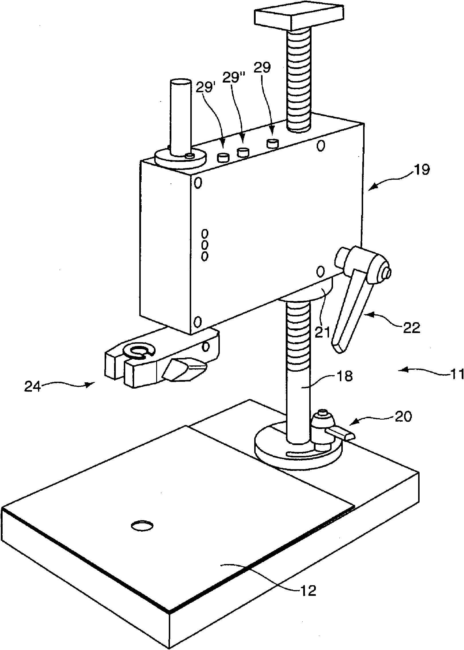 Measurement stand and method of its electrical control