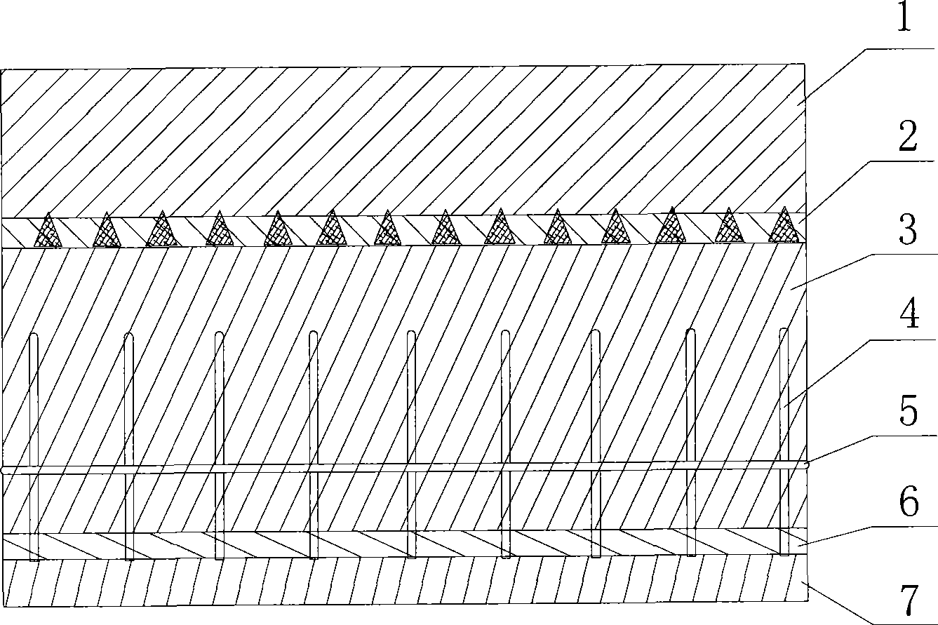 Pavement method for anti-movement composite structure of large-span steel box beam bridge deck
