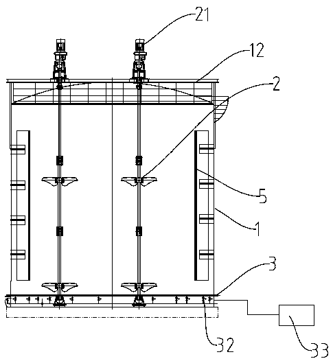 Coal-water slurry storage tank anti-sedimentation device