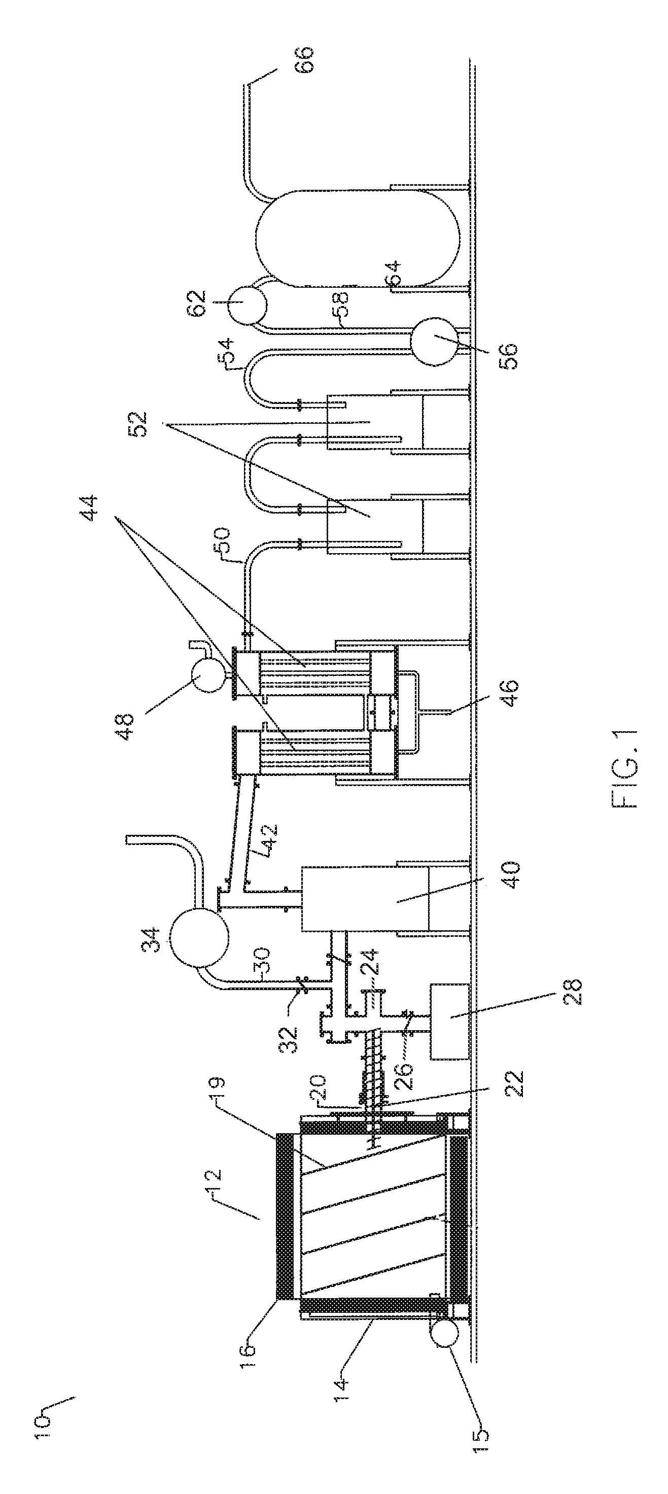 Hybrid system and process for converting whole tires and other solid carbon materials into reclaimable and reusable components