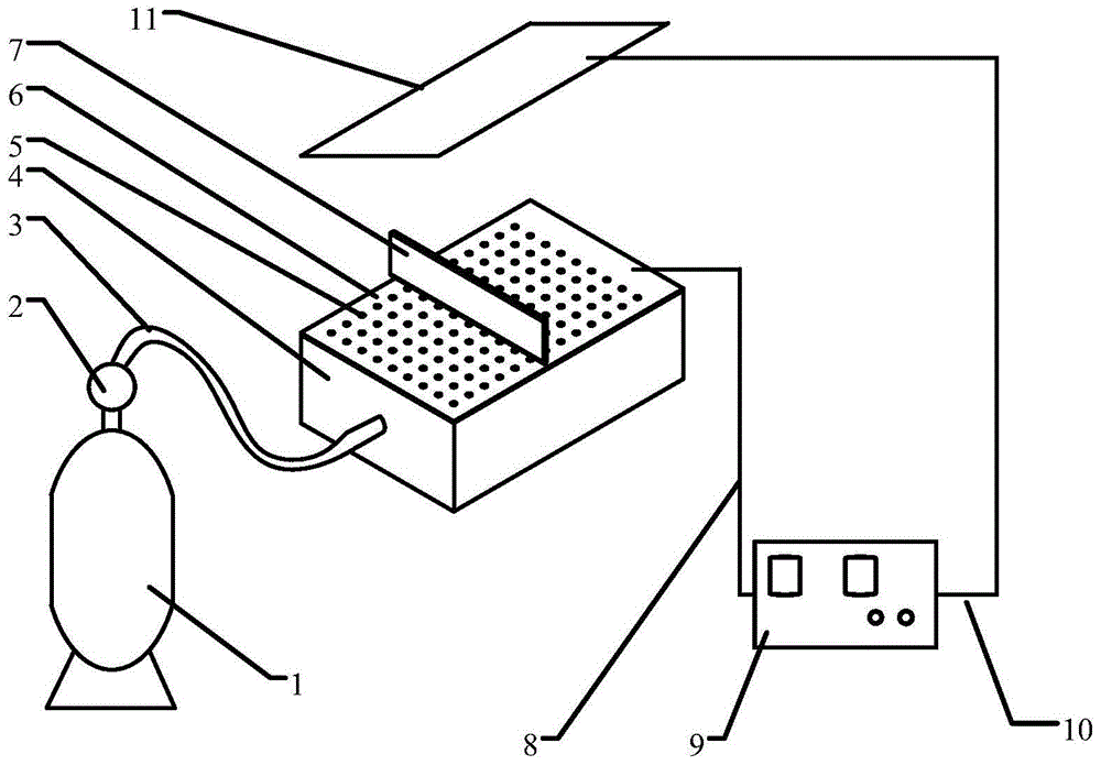 Electrospinning device, method and system for manufacturing nanofibers in batch