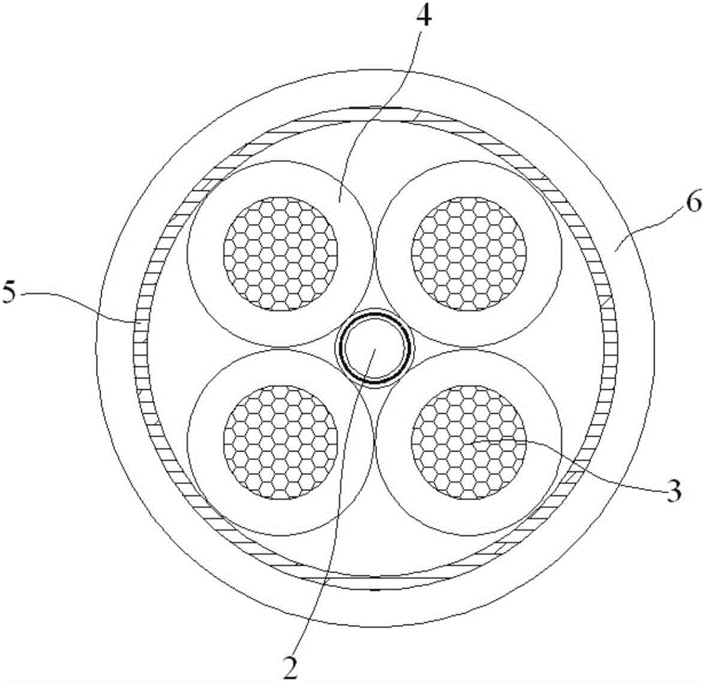 High-tensile-strength power transmission cable