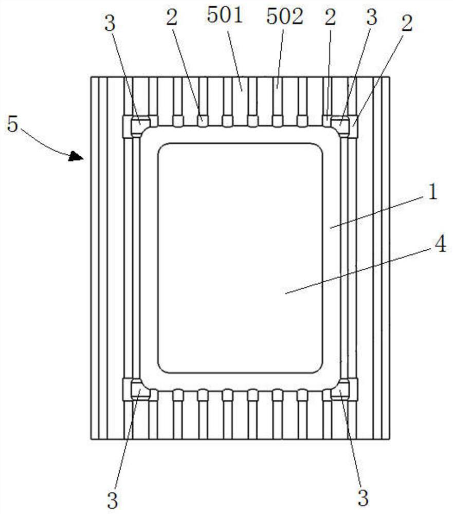 Manhole door sealing box and tower-type supercritical boiler