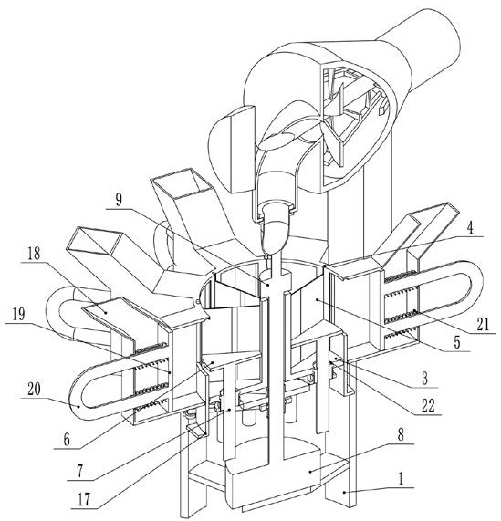 A high-efficiency cotton blender