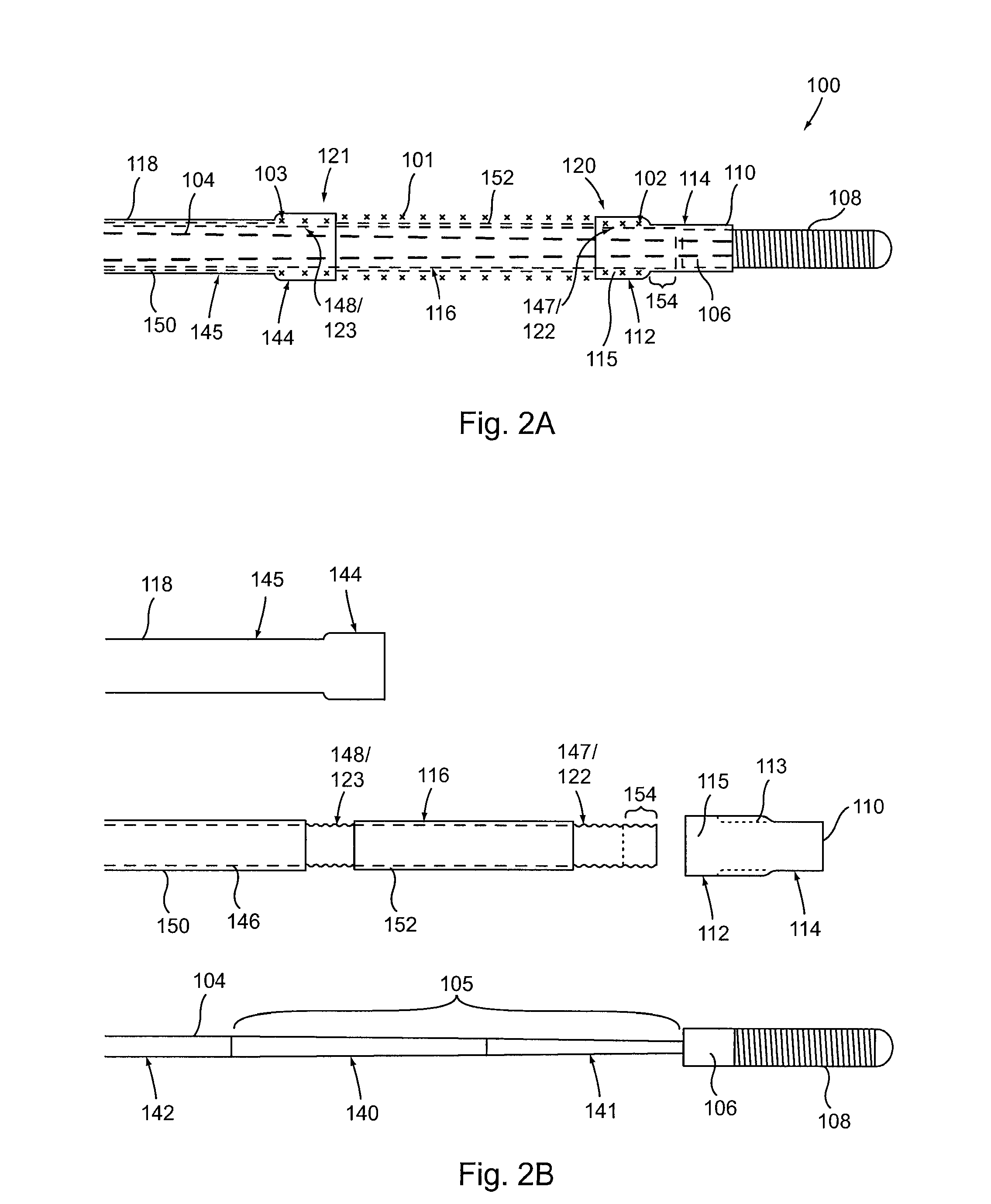 Friction-Release Distal Latch Implant Delivery System and Components