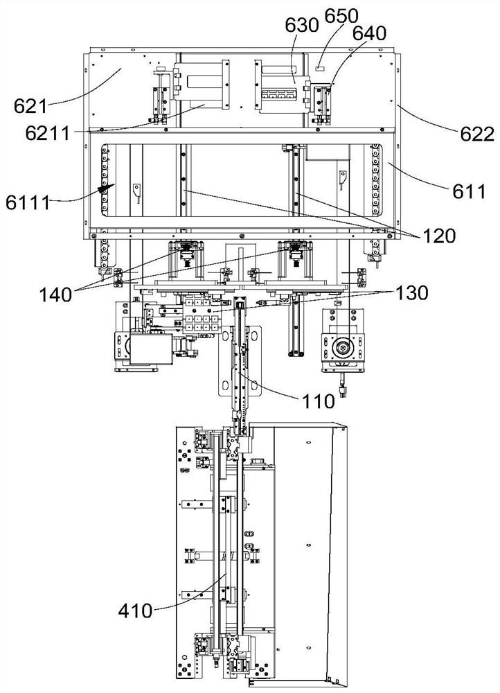 Electronic component translation type test sorting machine