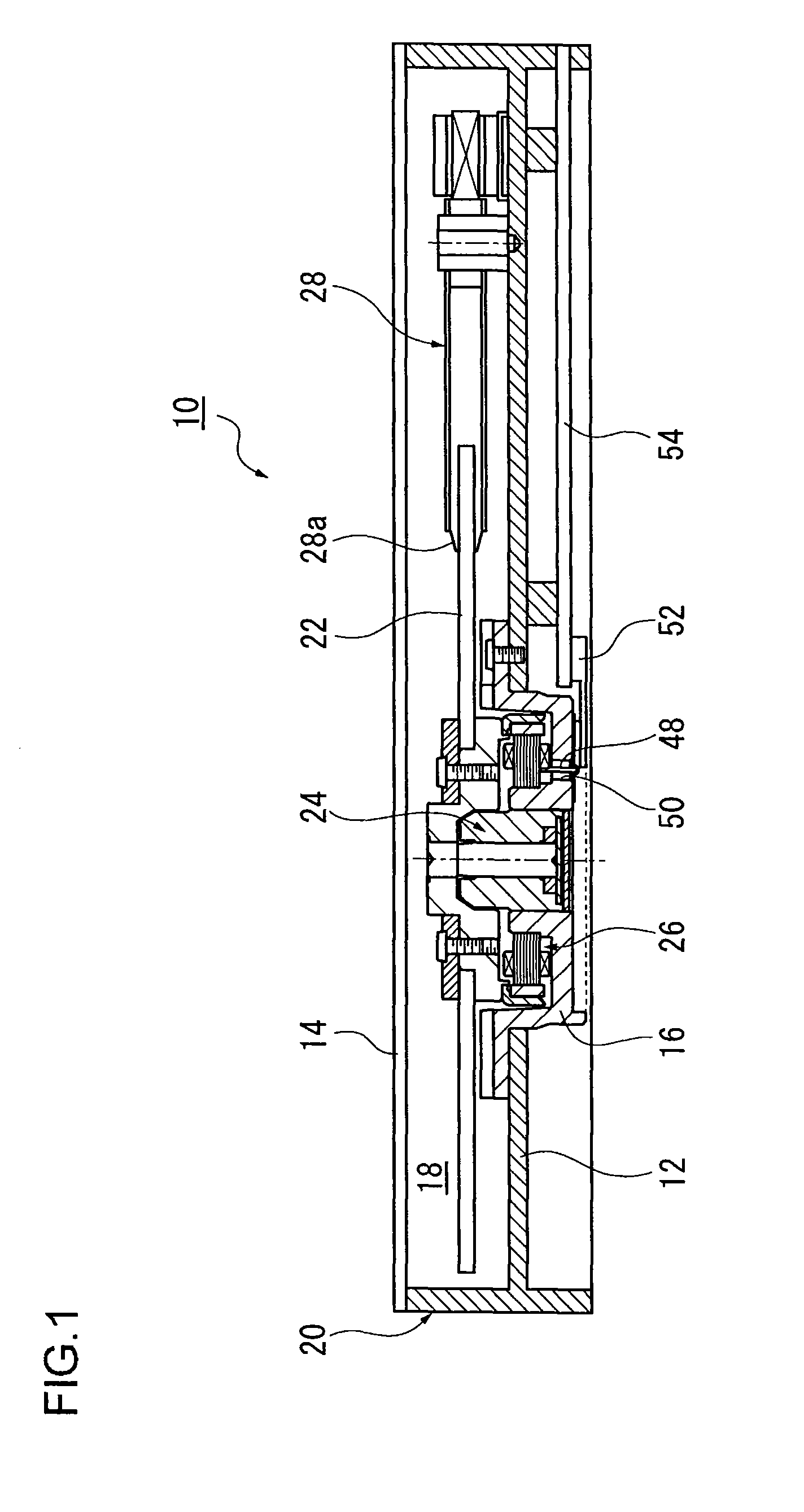 Disk drive device having airtight structure with improved airtightness