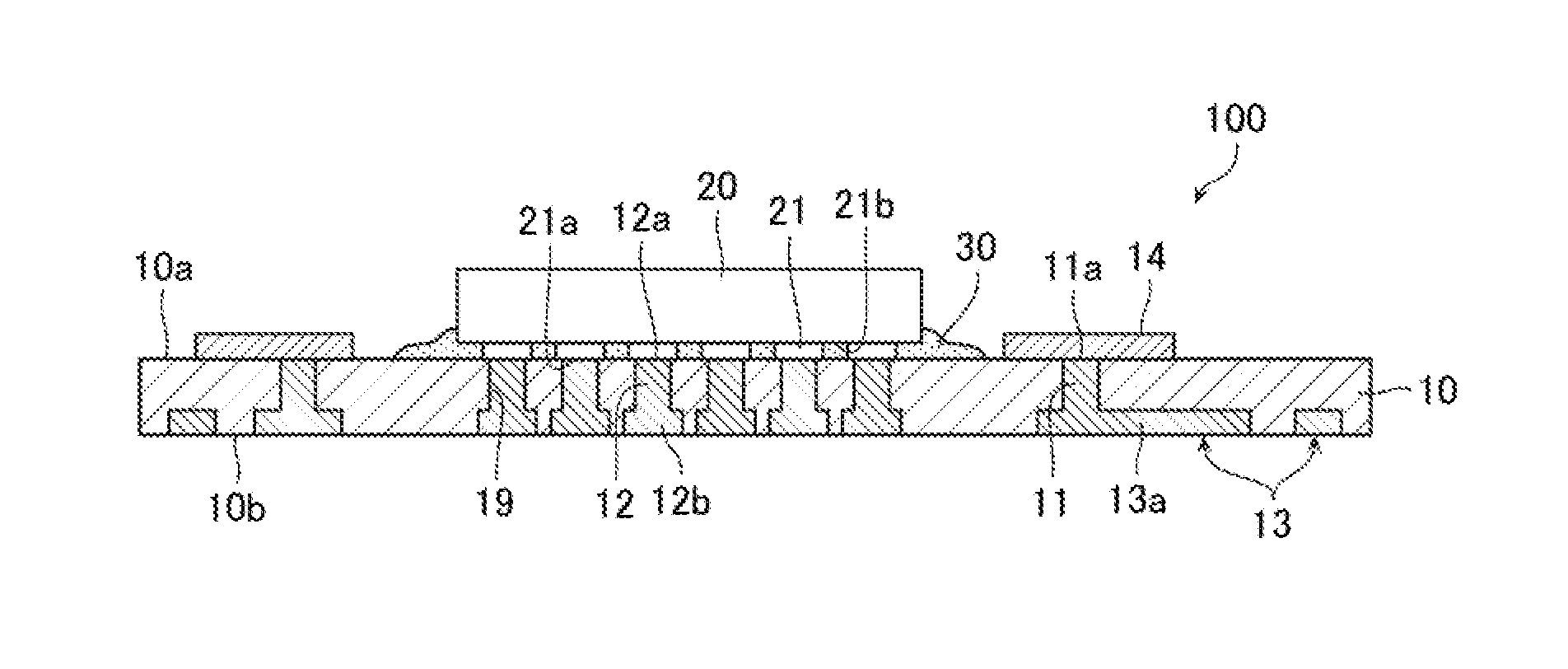 Component-mounting printed board and method of manufacturing the same