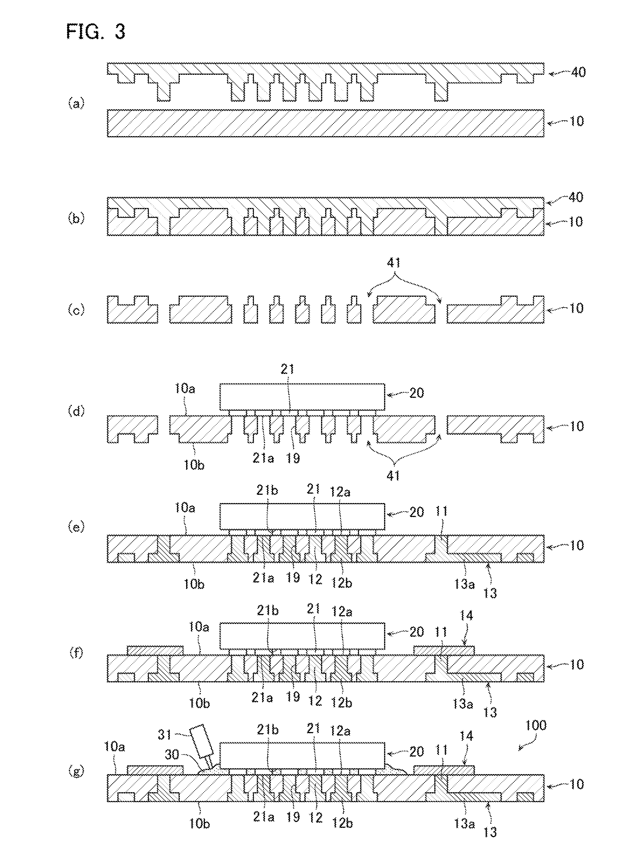 Component-mounting printed board and method of manufacturing the same