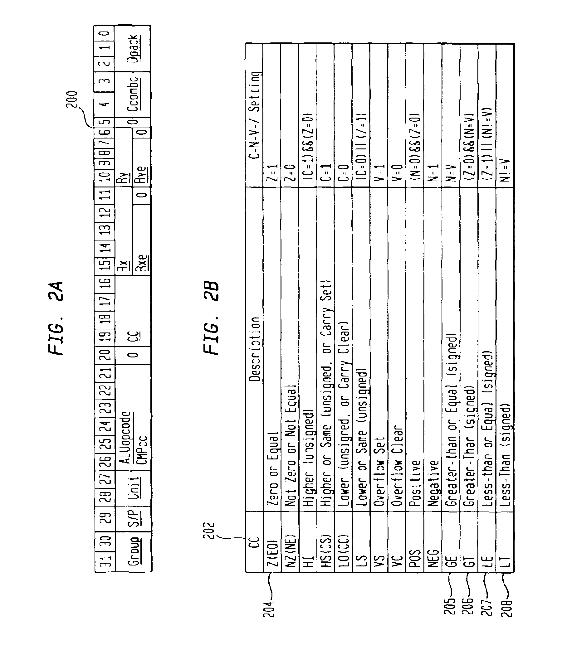 Methods and apparatus to support conditional execution in a VLIW-based array processor with subword execution