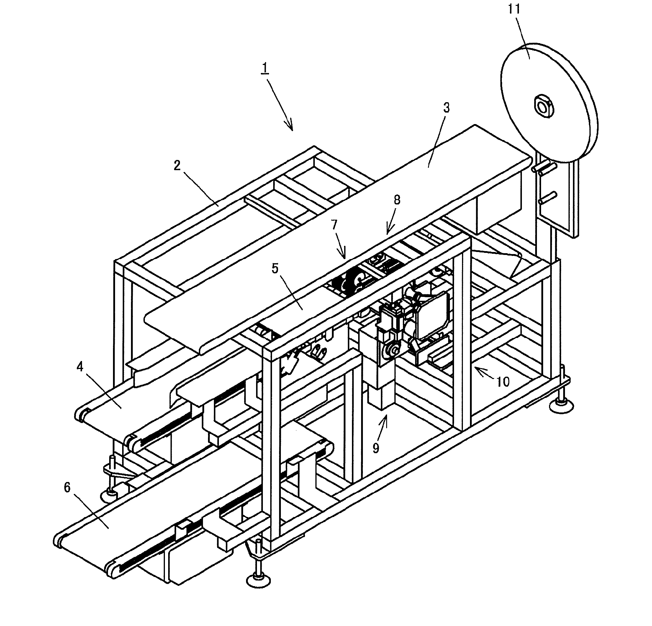 Strip pack apparatus, and grasper device and dewrinkler device used therein