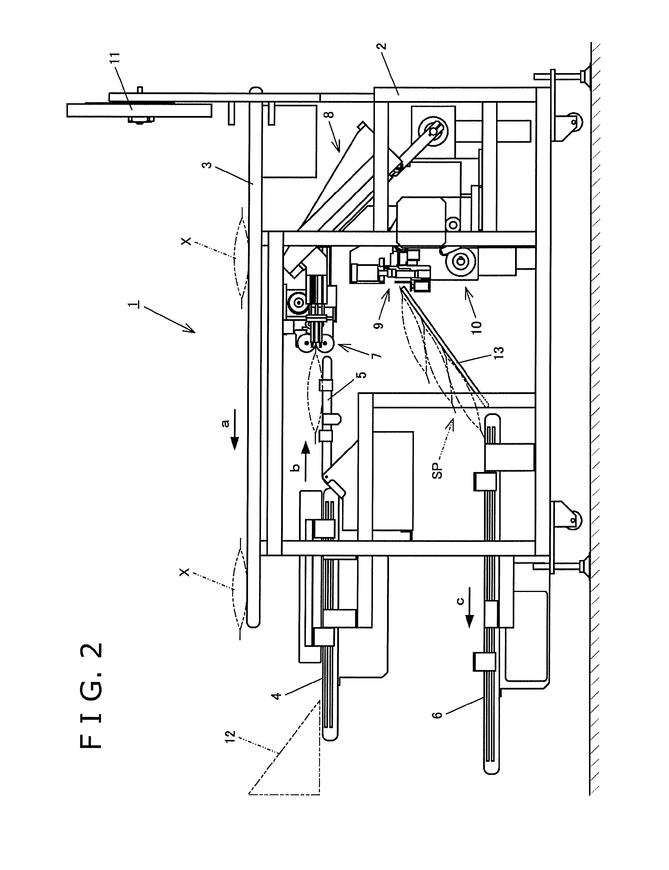Strip pack apparatus, and grasper device and dewrinkler device used therein
