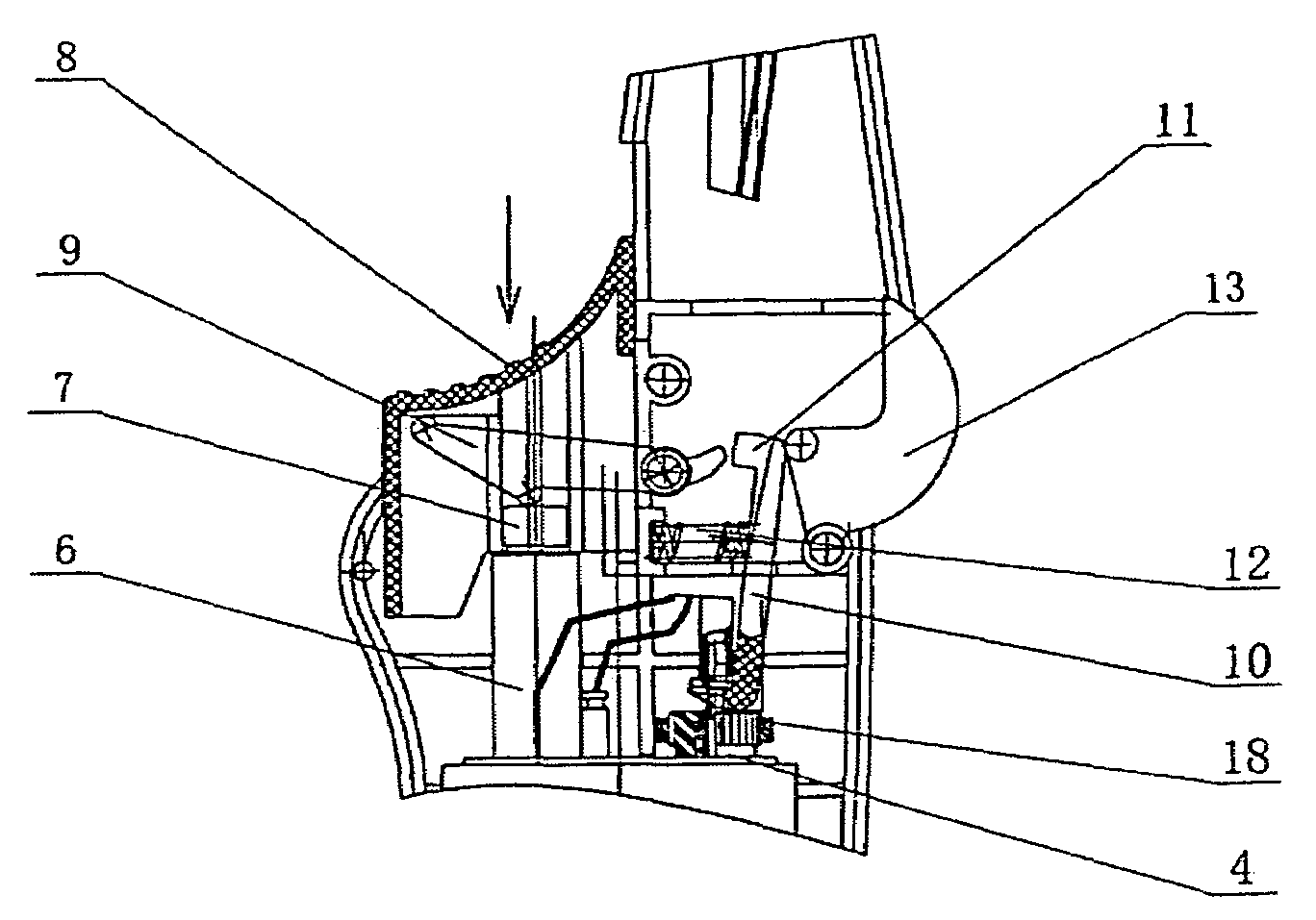 Igniter gun equipped with a safety mechanism