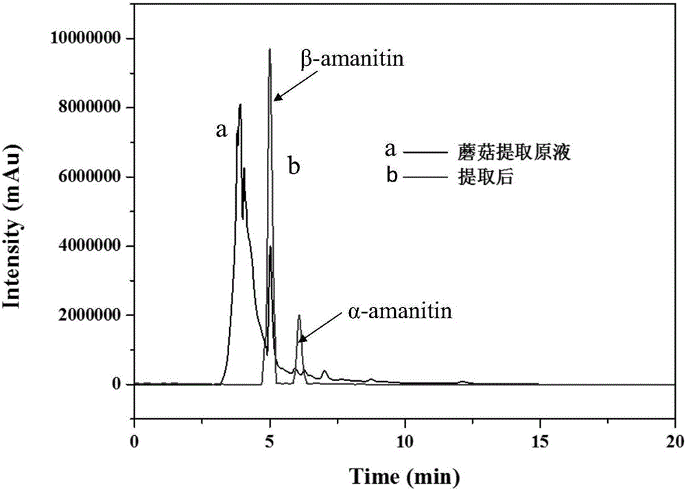 Method for solid-phase extraction of alpha-amanitin and beta-amanitin with amanitin molecularly imprinted material