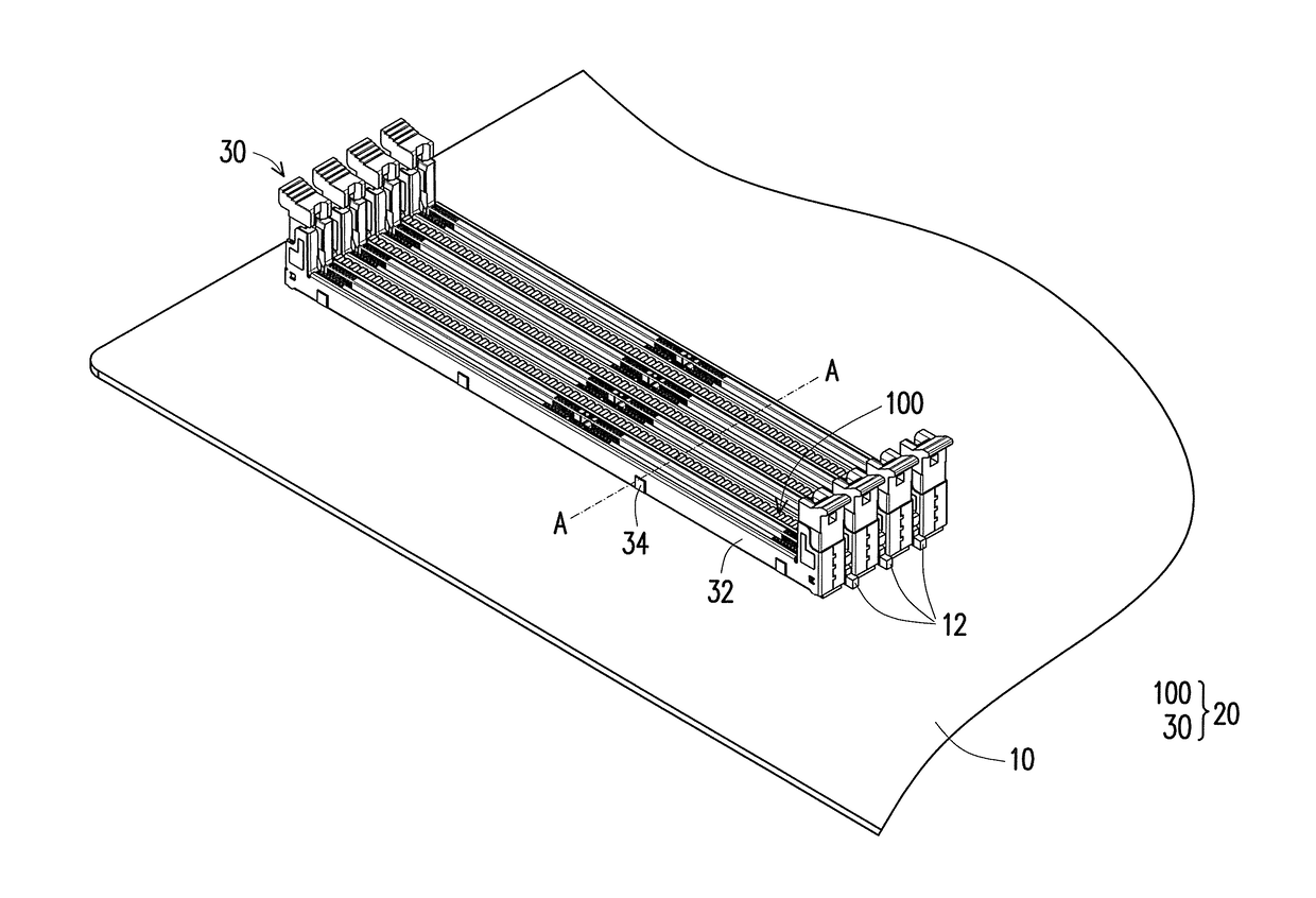 Light guide bar and connector assembly