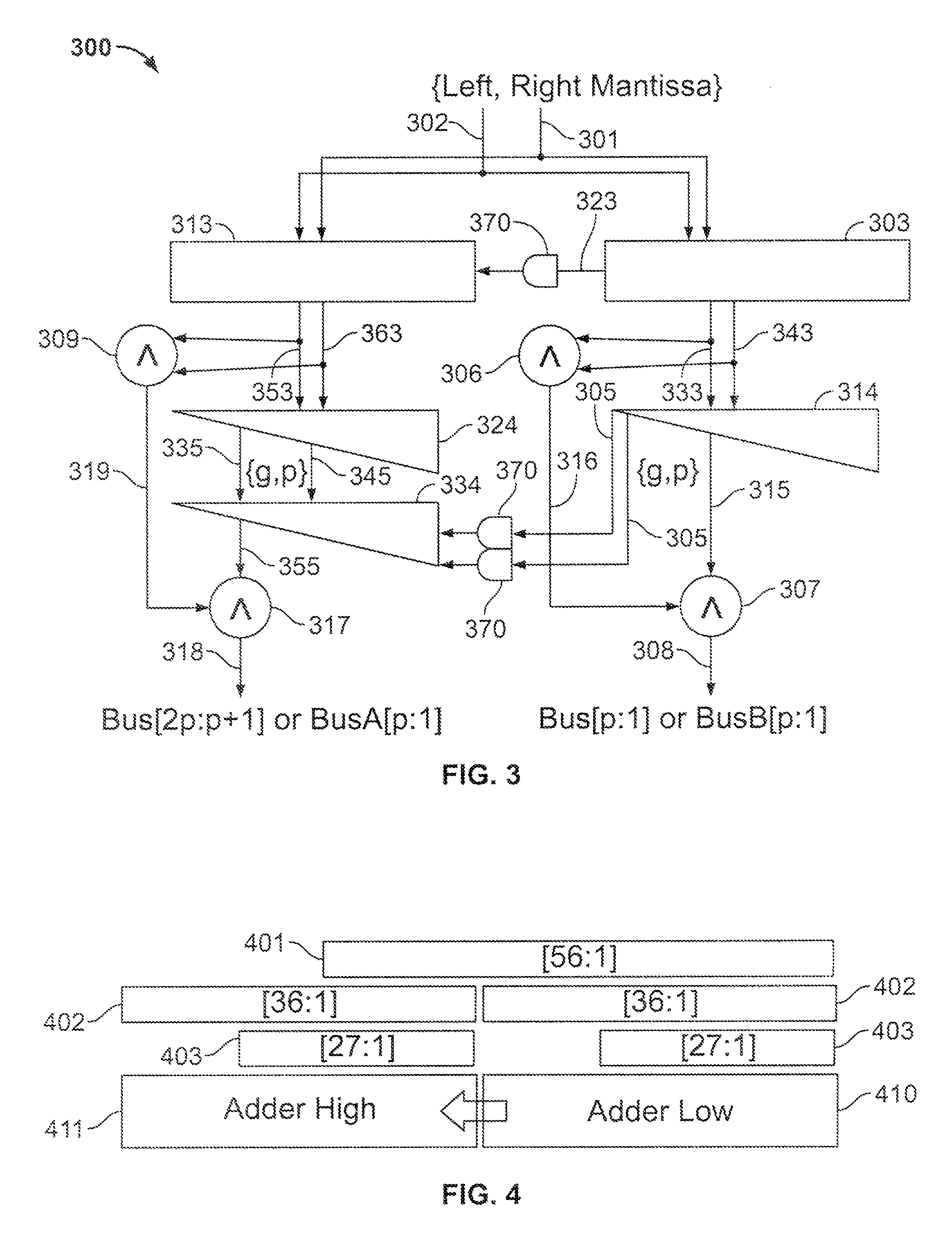 Multiple-precision processing block in a programmable integrated circuit device