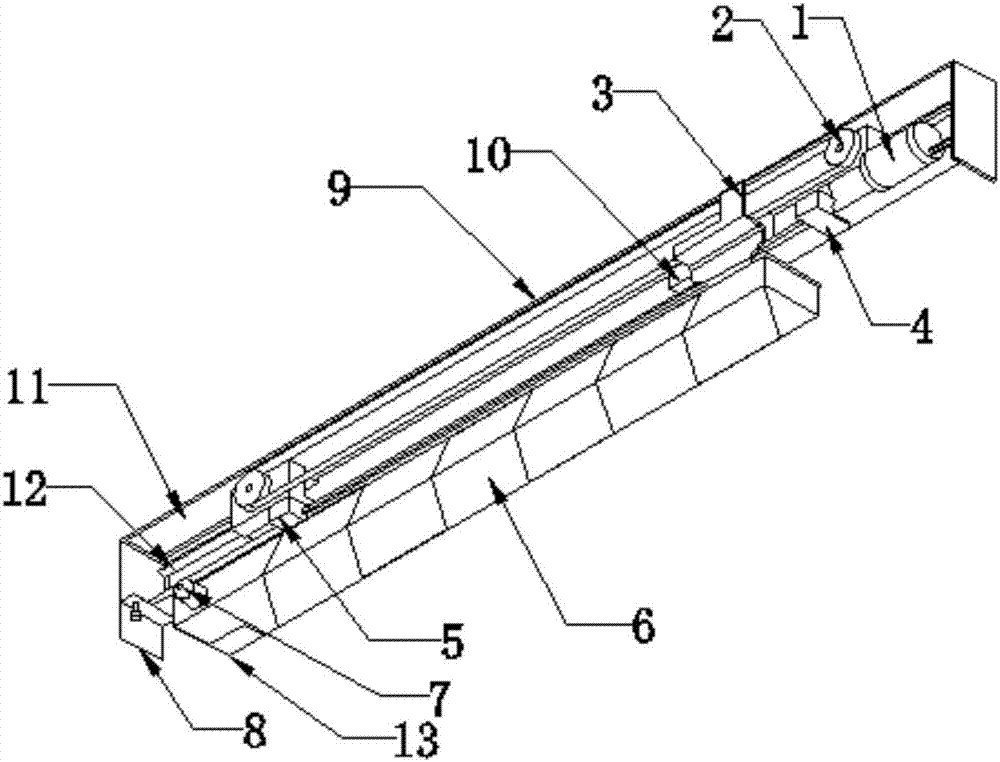 Parking guiding device based on ultraviolet light