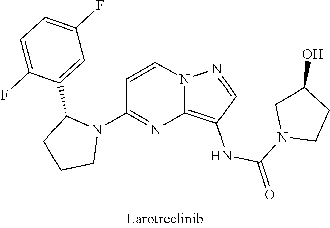 Radioactive i-labeled larotrectinib compound and preparation method and application thereof