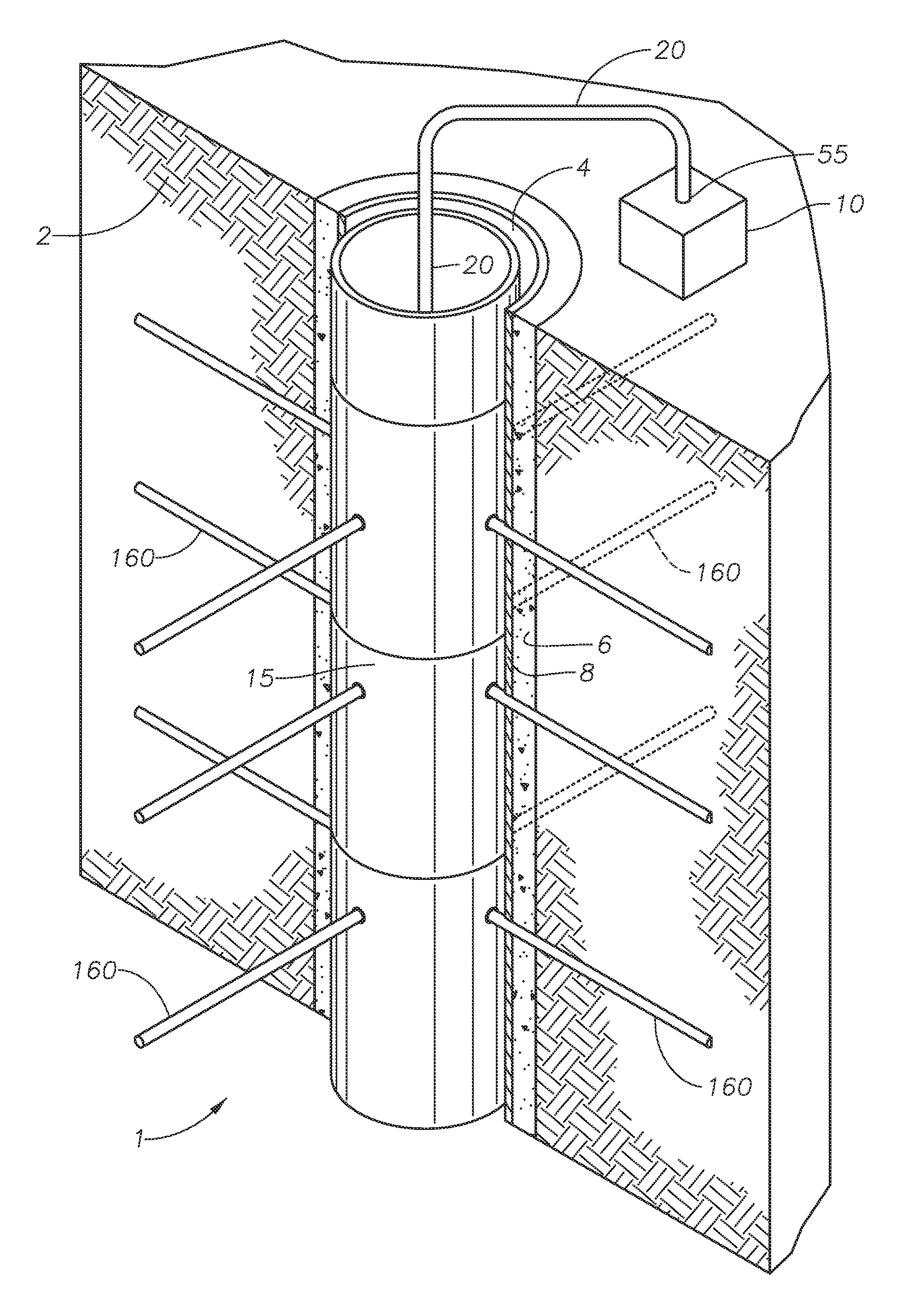 Downhole deep tunneling tool and method using high power laser beam