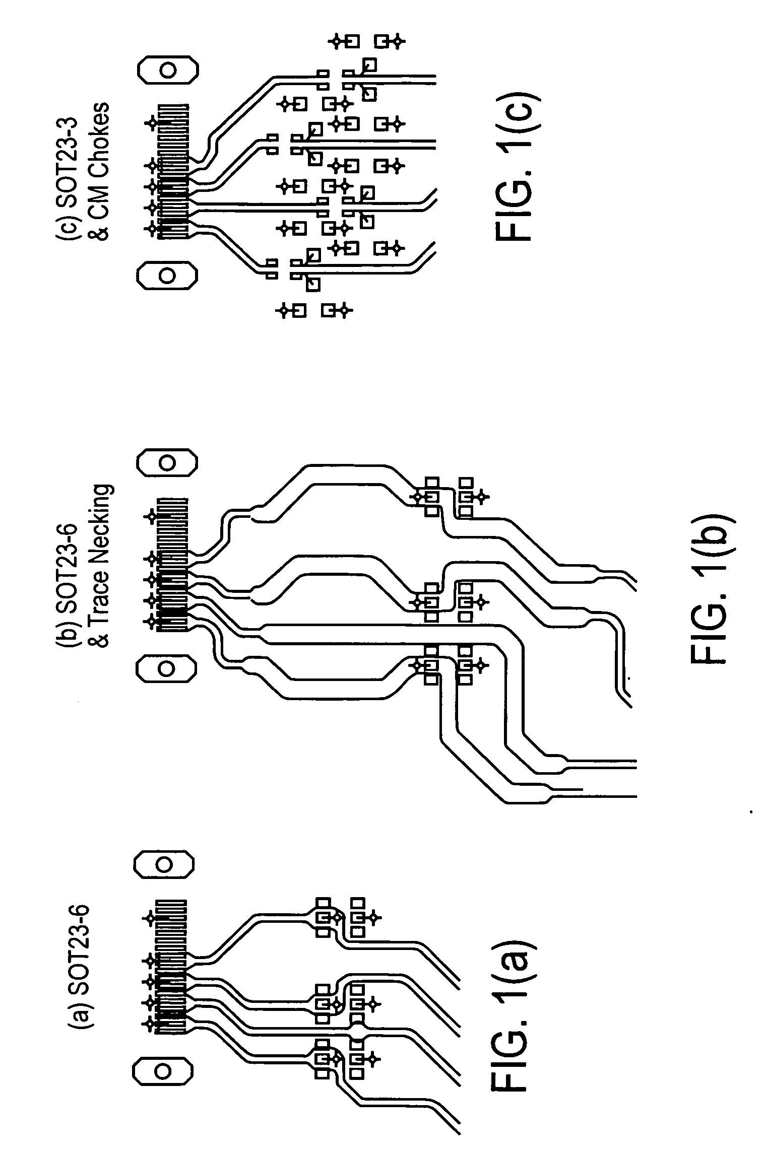 Method and apparatus that provides differential connections with improved ESD protection and routing
