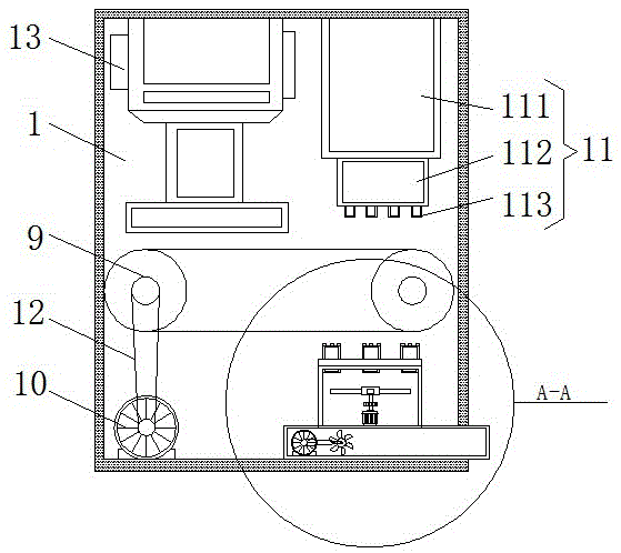 Color printing packing machine with dust removing device