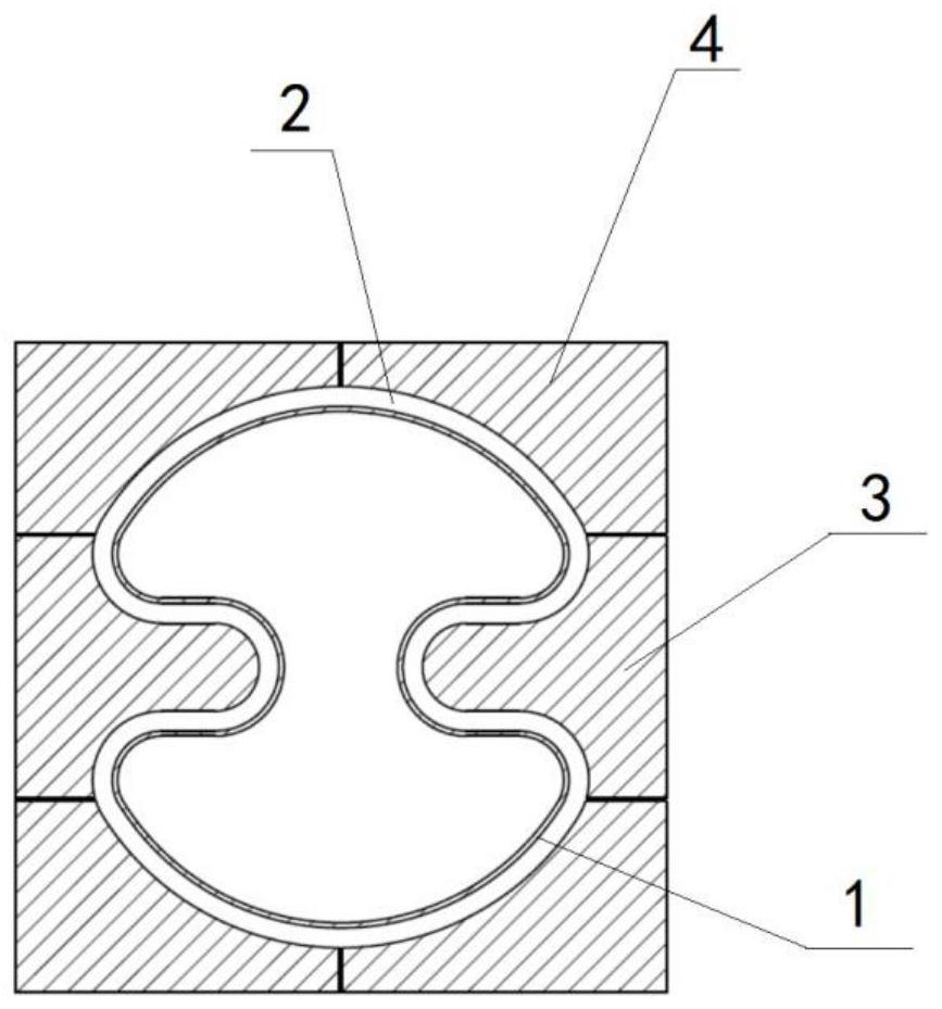 Temperature control device of cooling area of platinum channel