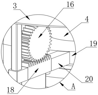 A laser measuring device for construction engineering and its measuring method