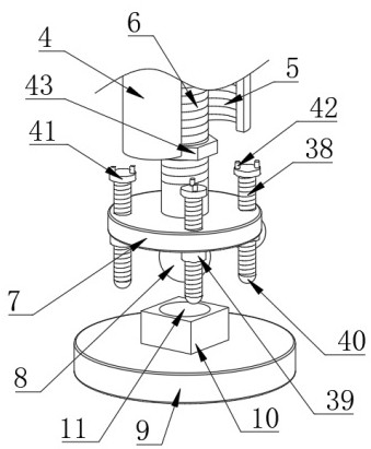 A laser measuring device for construction engineering and its measuring method