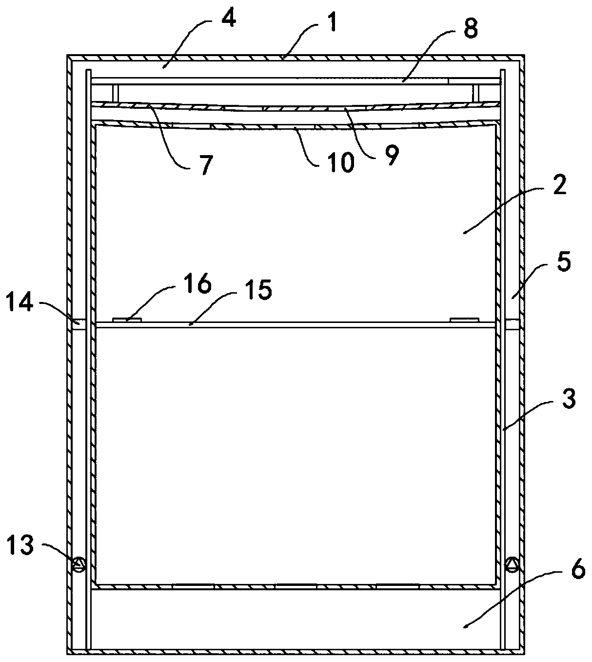 Self-oil-removing cleaning window for kitchen