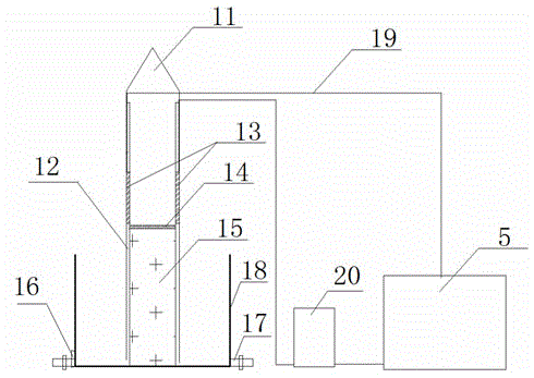 Agricultural land initial stage runoff collection irrigation system and method thereof