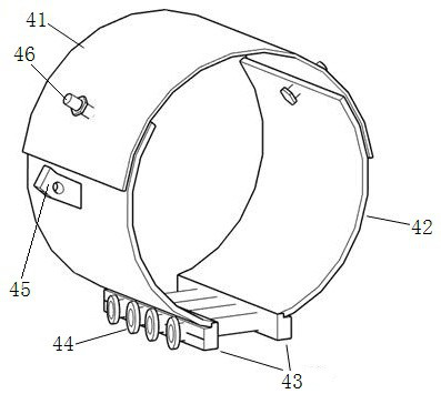 Prestress FRP and high-strength steel wire rope combined wood beam reinforcing device and method