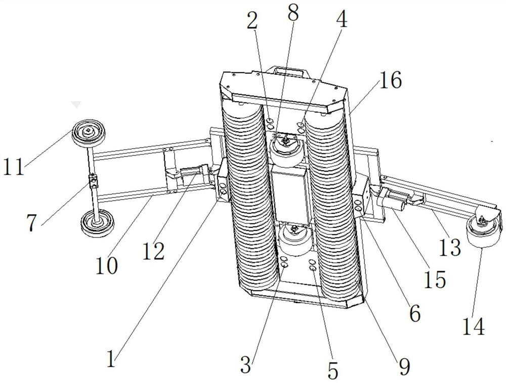 A portable photovoltaic cleaning robot