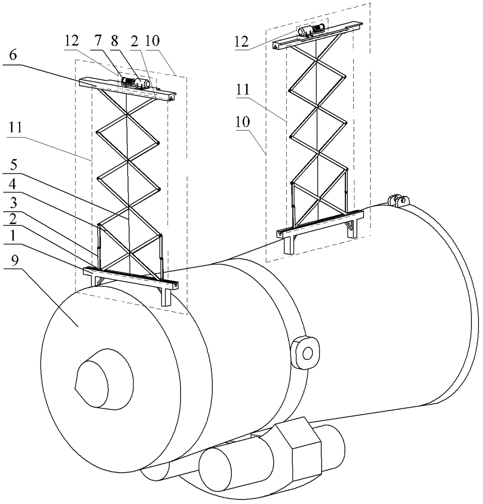 A lifting device for installation and maintenance of aero-engine