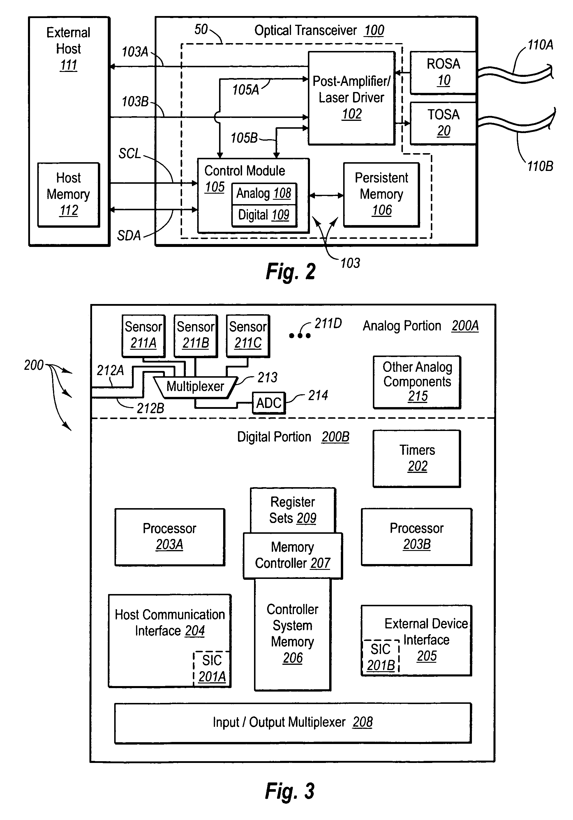 Calculation of laser slope efficiency in an optical transceiver module