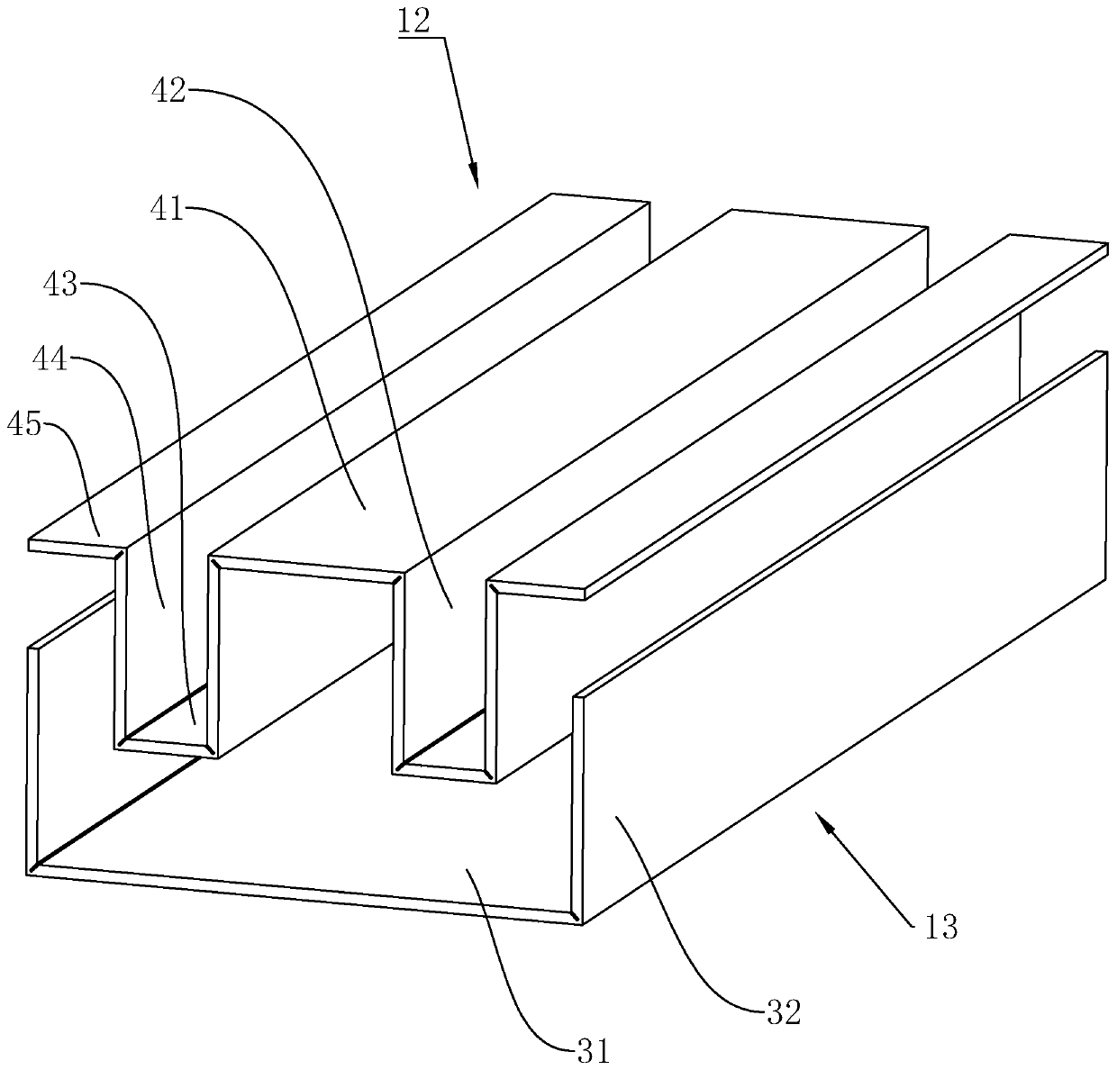 Bending process and bending equipment of elevator sill