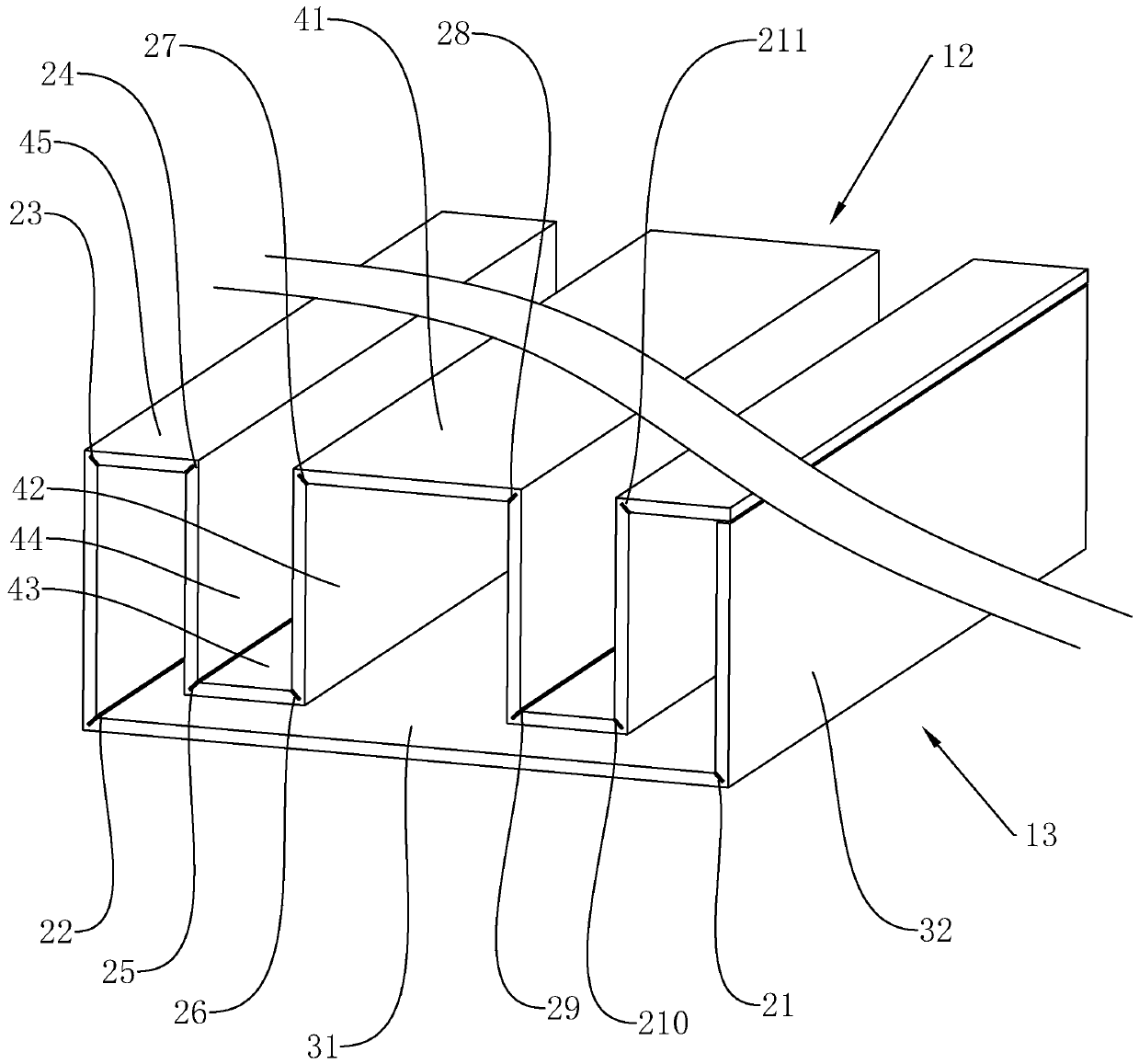 Bending process and bending equipment of elevator sill