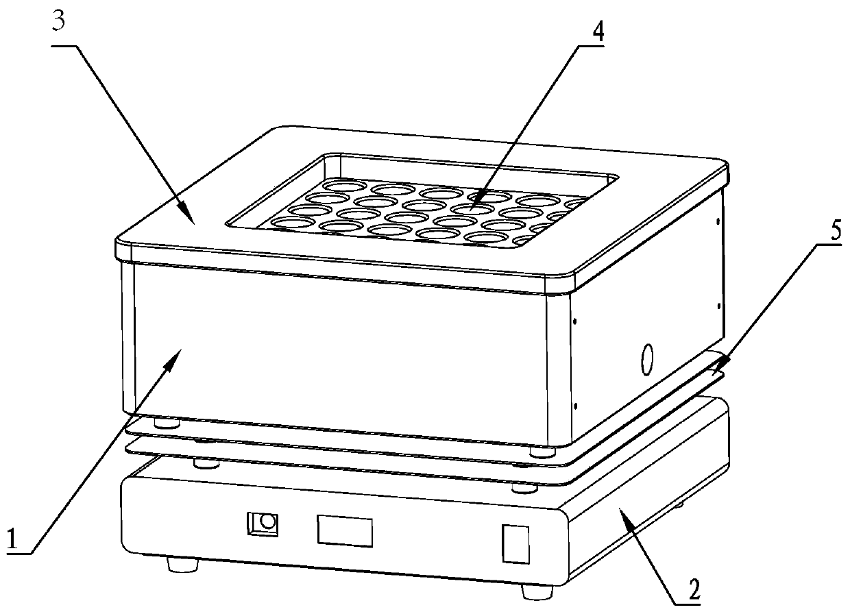Graphite sheet metal modular digestion instrument