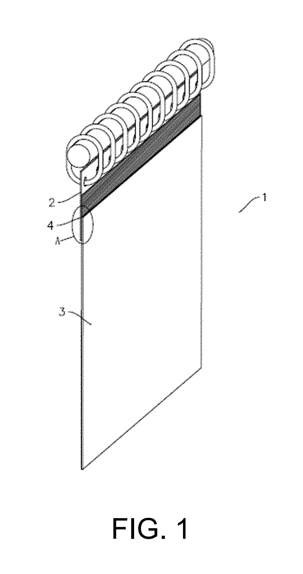 Curtain with adjustable longitudinal size and manufacturing method thereof