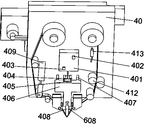 Device and method for removing scaling powder for hard disk drive printed circuit board (PCB) processing