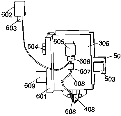 Device and method for removing scaling powder for hard disk drive printed circuit board (PCB) processing