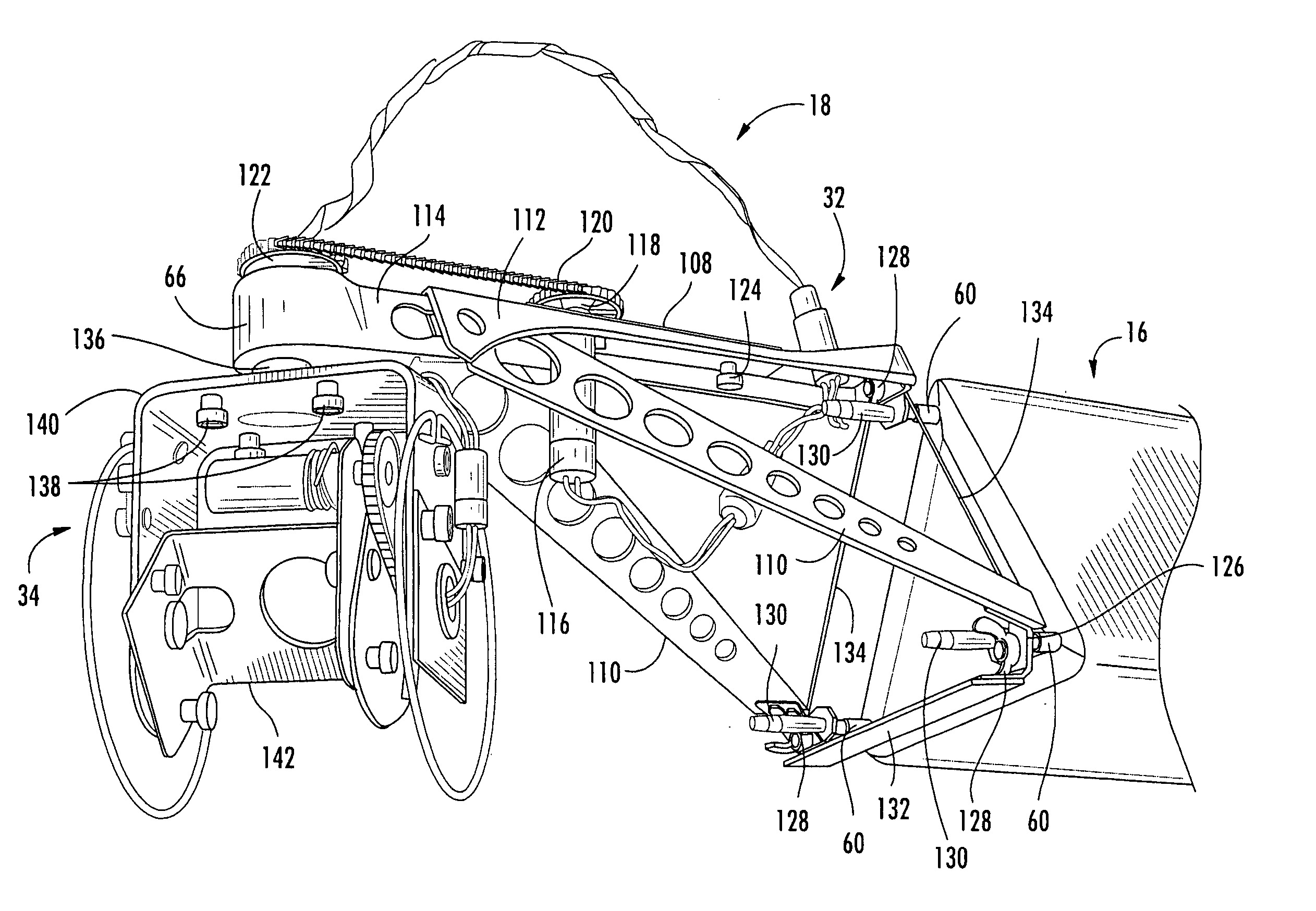 Operator supported remote camera positioning and control system with improved front end assemblies