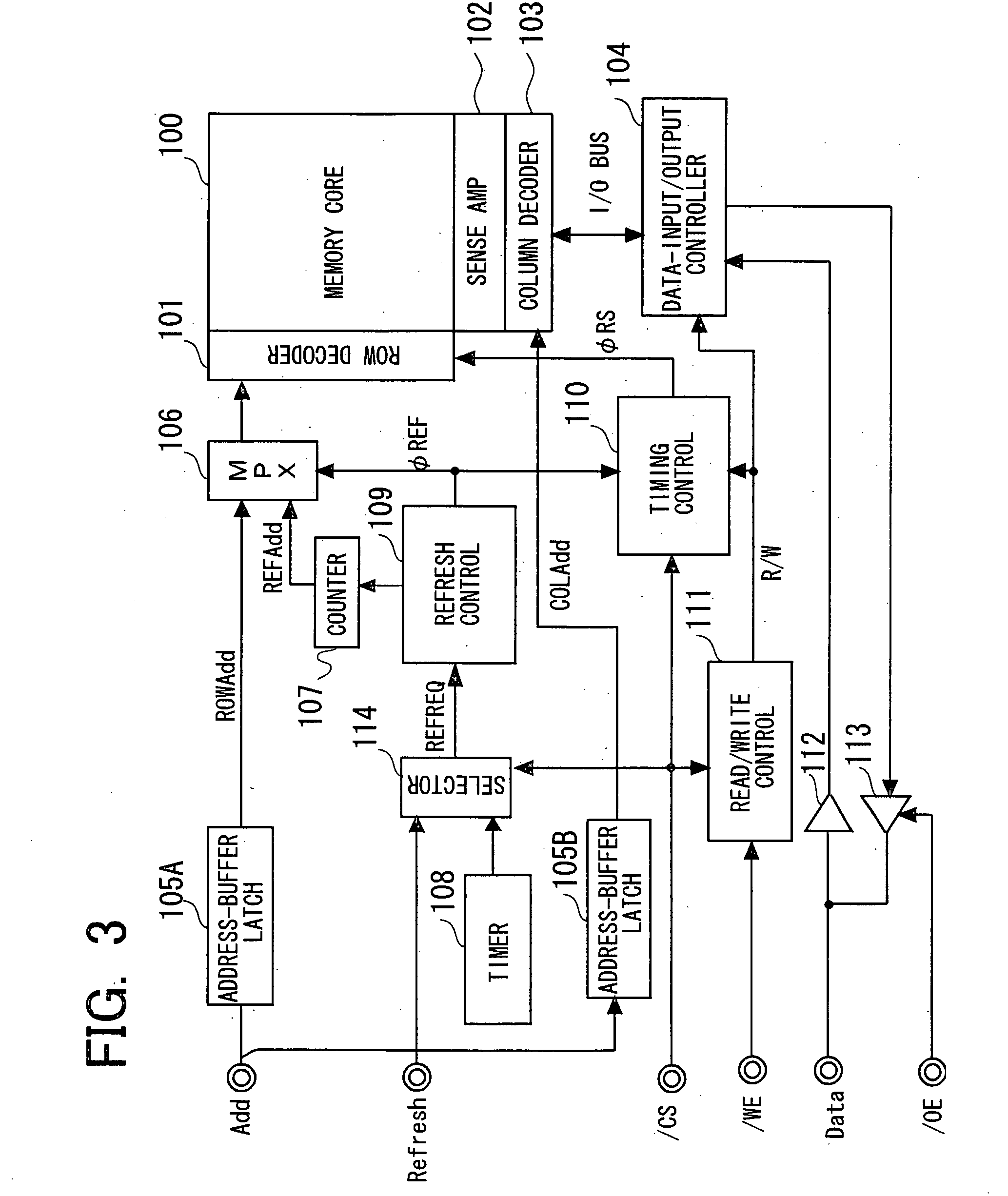 Semiconductor memory device and refresh control method