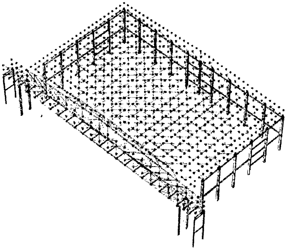 Large-span welded ball net rack ground assembly integral lifting construction method