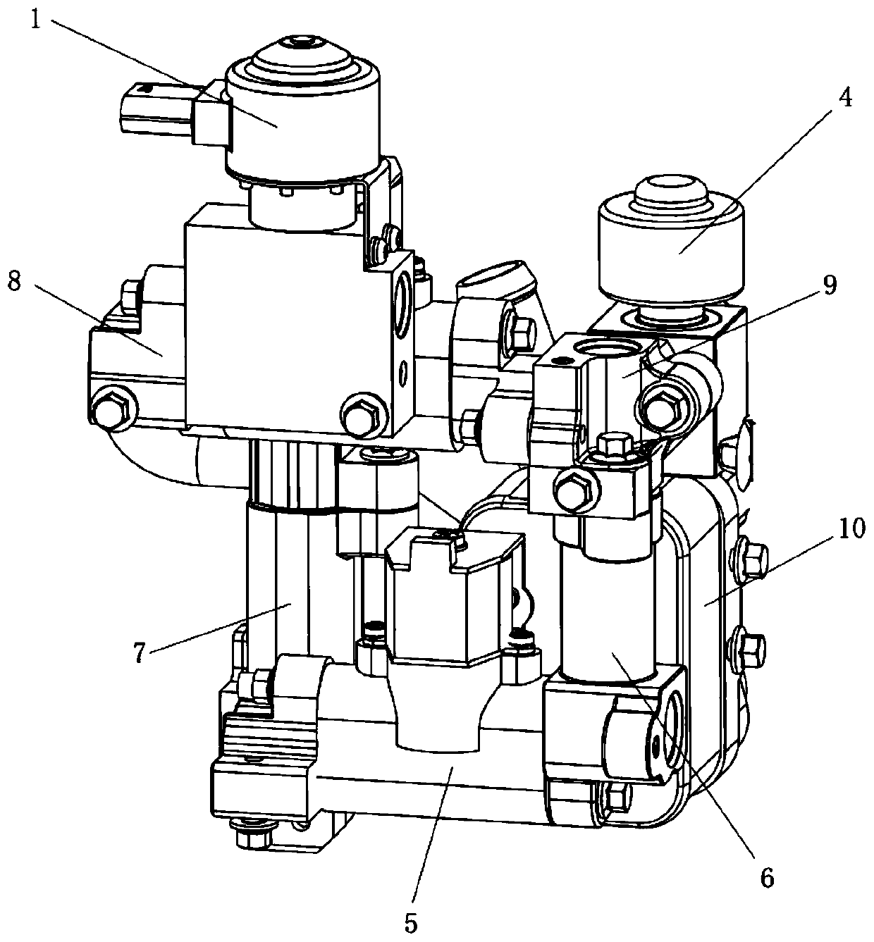 Valve body integrated module and heat pump air-conditioning system