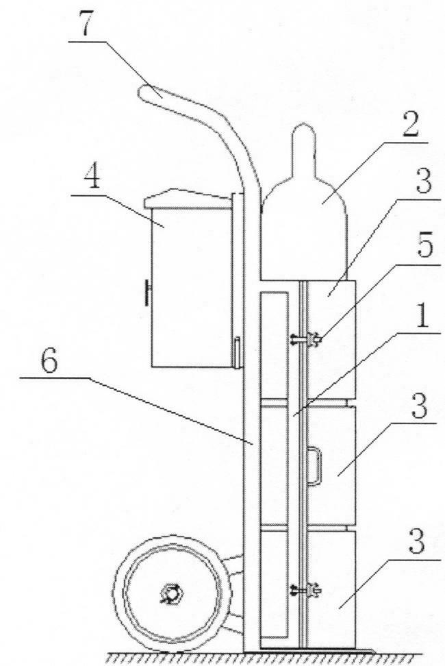 Automatic heating and aerating device of sulfur hexafluoride cylinder