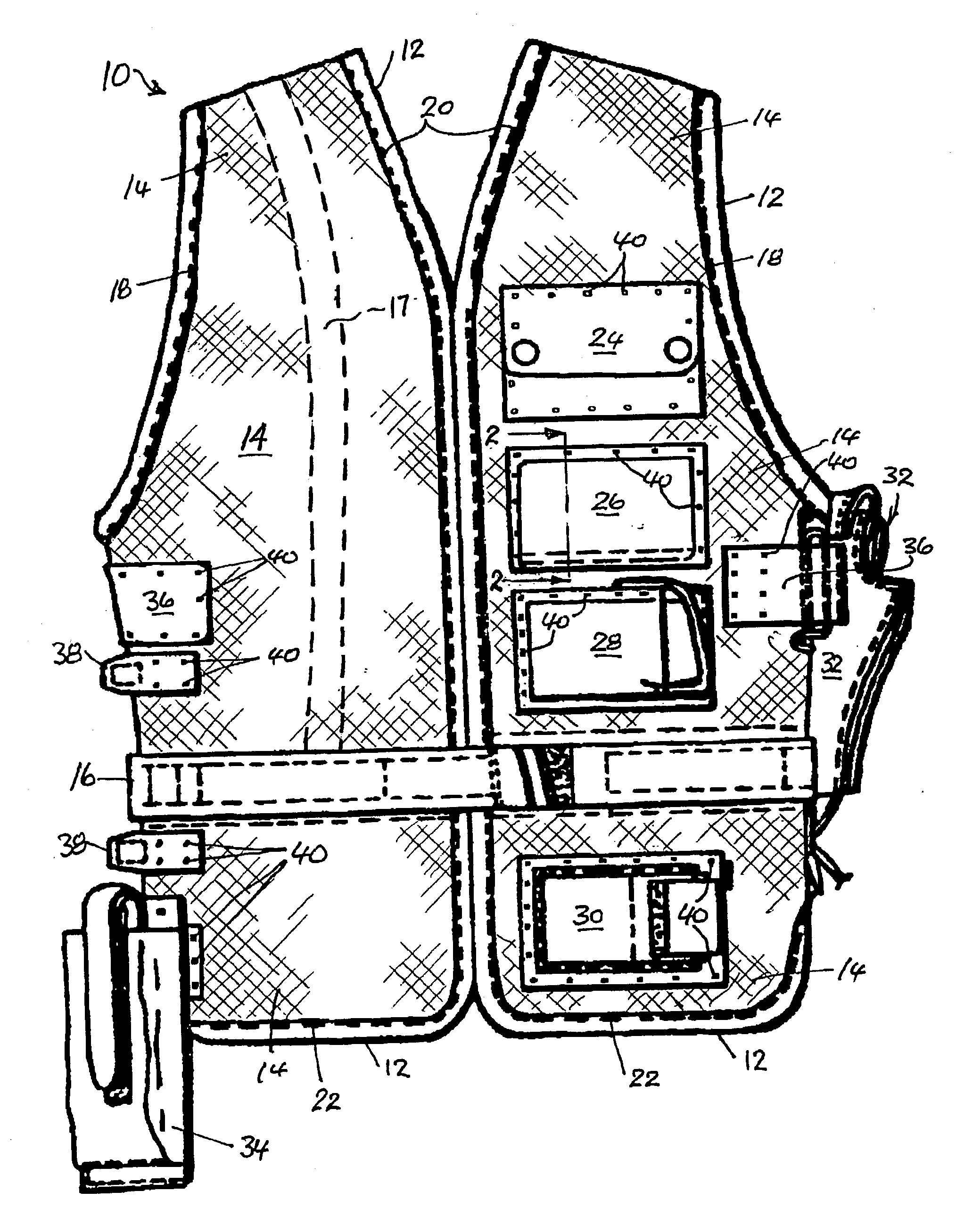 Load carrying assembly