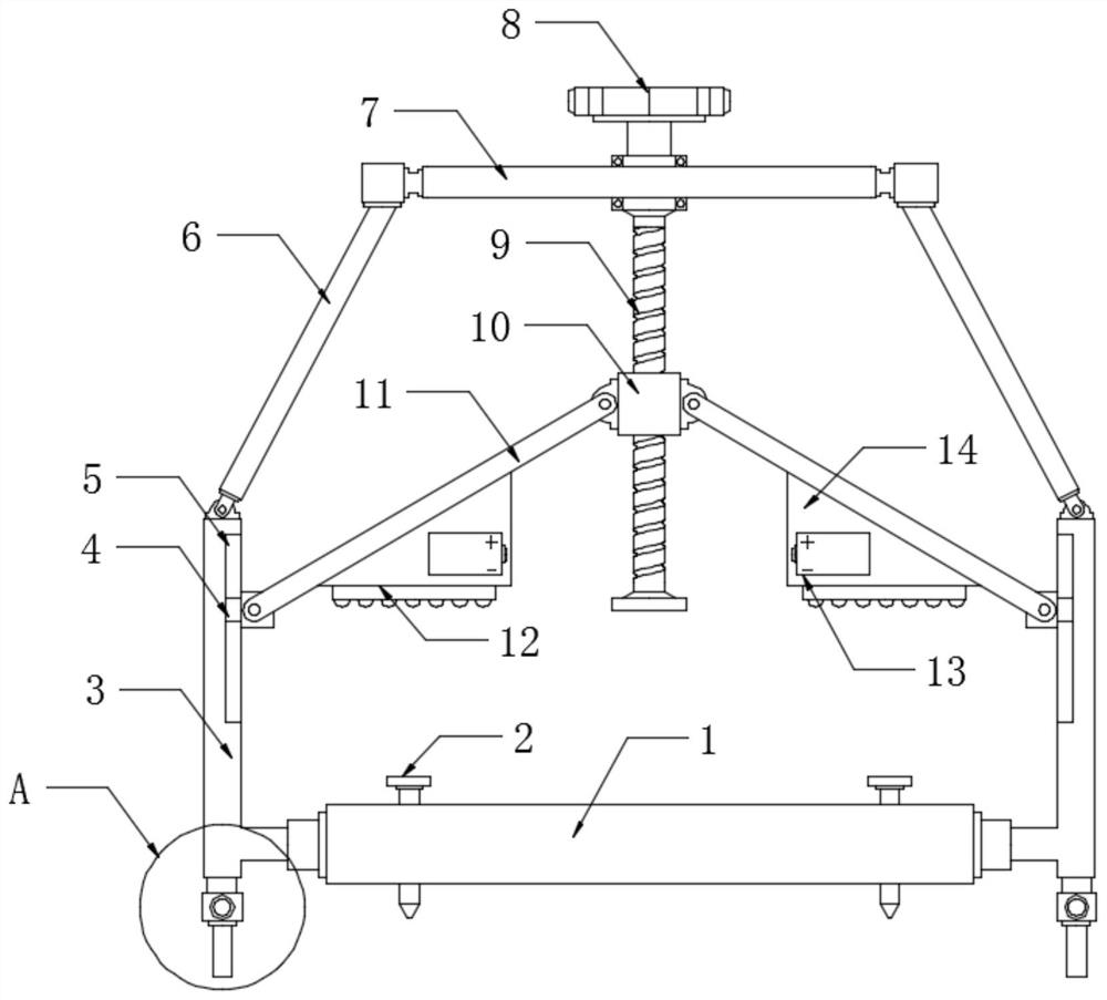 Internal fixing device and orthopedic treatment equipment