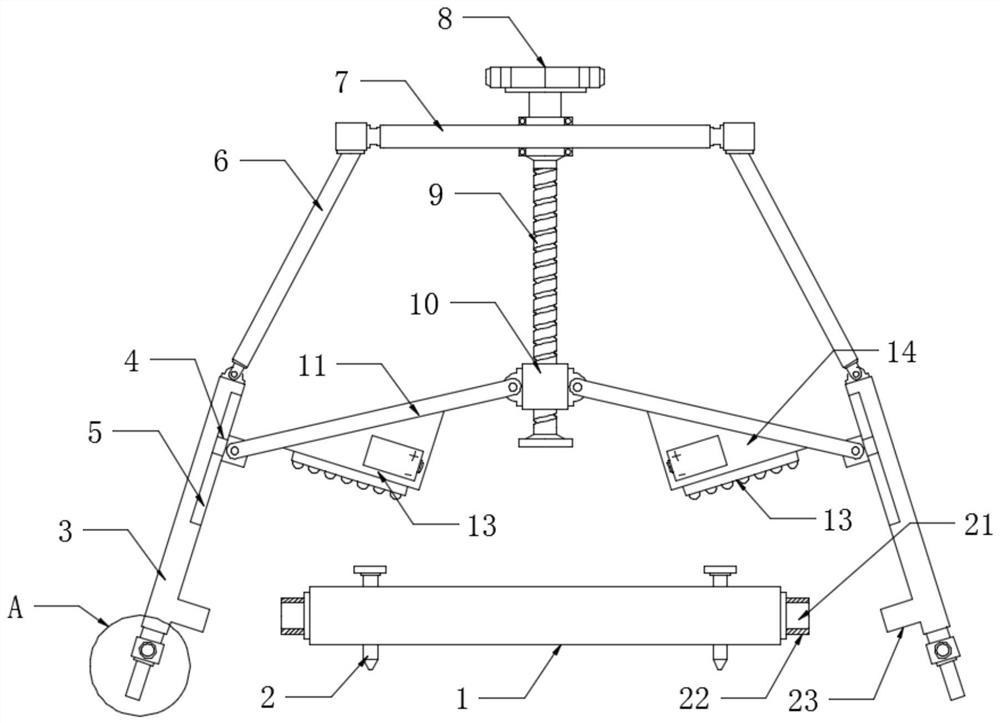 Internal fixing device and orthopedic treatment equipment