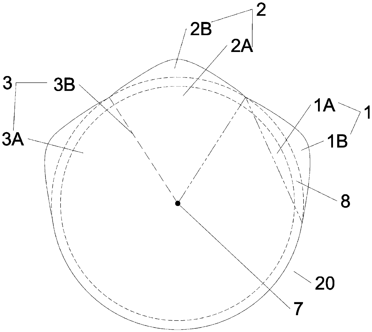 Bowl cover of fast food container and using method thereof